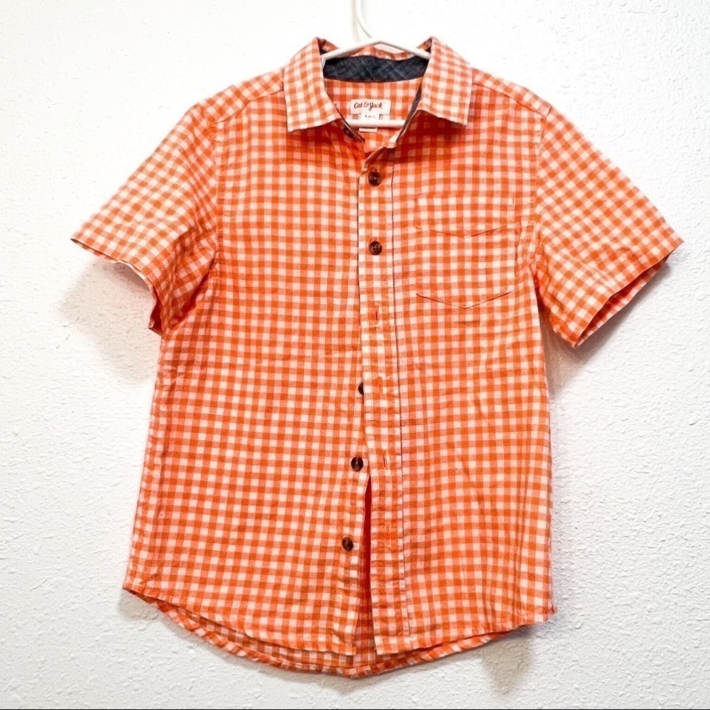 Cat & jack shirt sleeve button down shirt